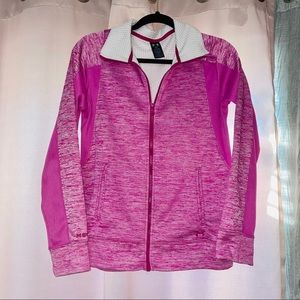 Under Armour Pink Zip Up Jacket